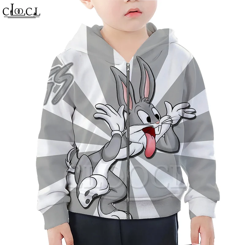 Толстовка CLOOCL с капюшоном для мальчиков и девочек повседневный свитшот на молнии