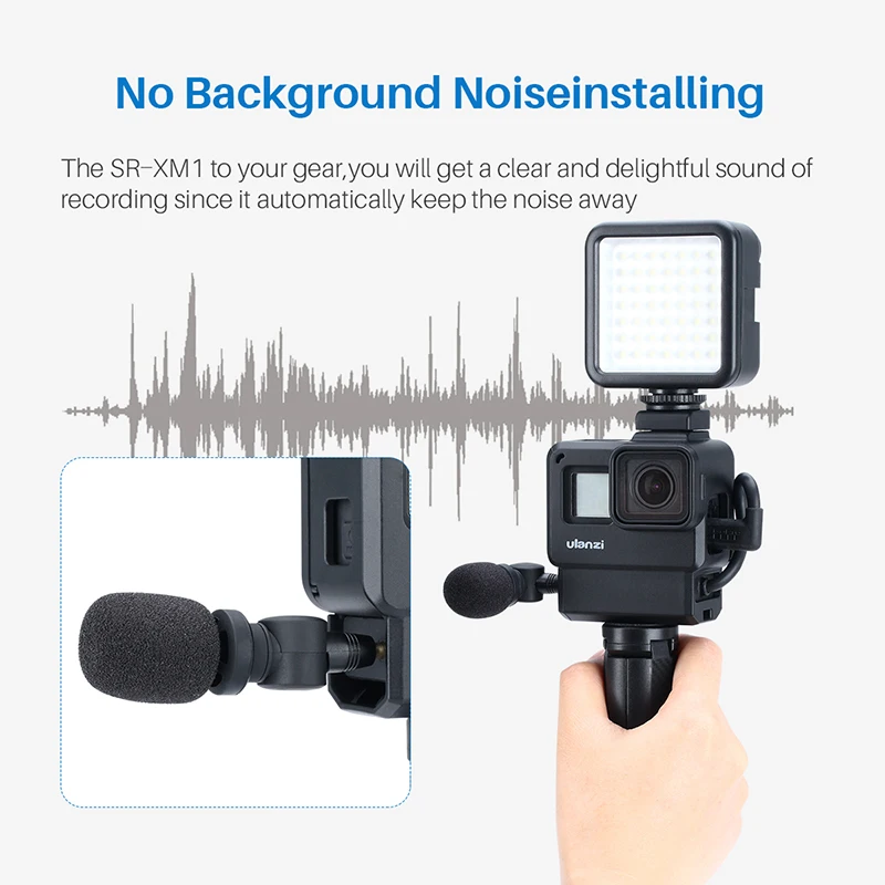 Saramonic SR XM1 беспроводной записывающий Vlog микрофон 3 5 мм Jack TRS Plug and Play Mic для iphone