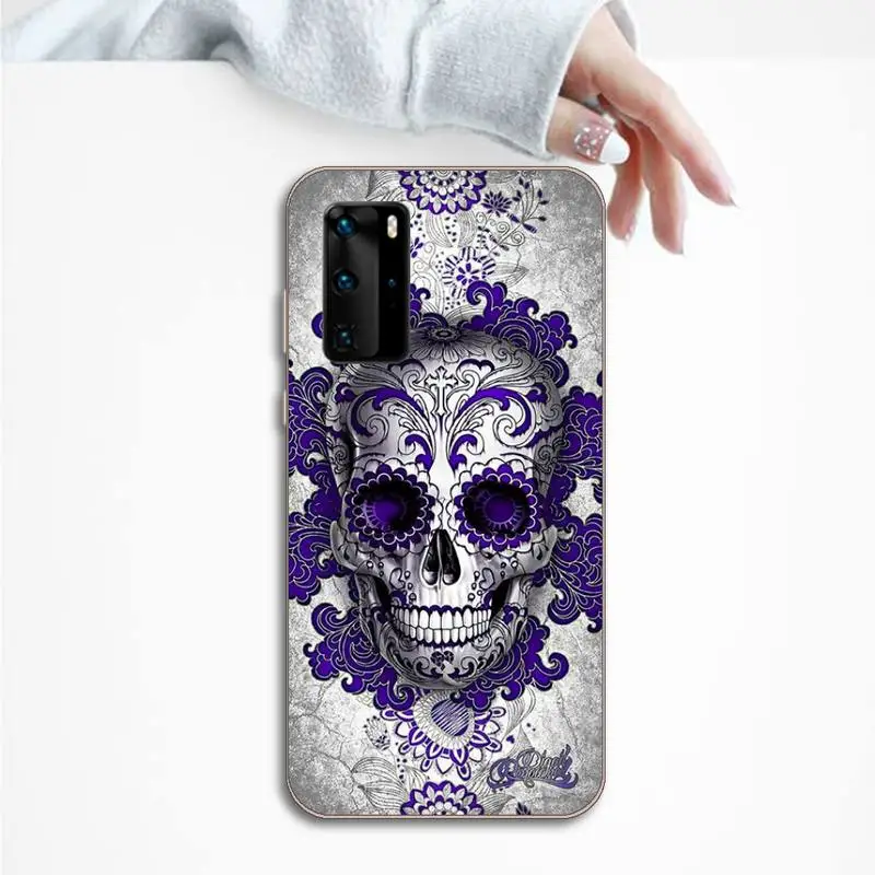 

Phone Case For Huawei P honor 8 10i 20 30 40 smart 2019 Retro fruit art painting marble cat animal pattern