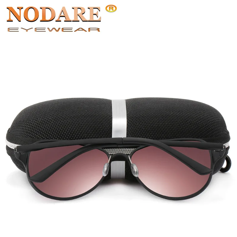 NODARE 2020 брендовые поляризованные солнцезащитные очки с алюминиевой оправой из