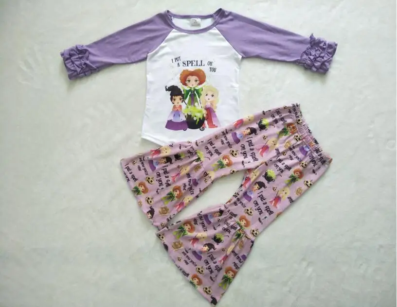 Fashion baby clothes Fall/winter 2 pieces girls children outfits Cartoon pant kids boutique clothing | Детская одежда и обувь