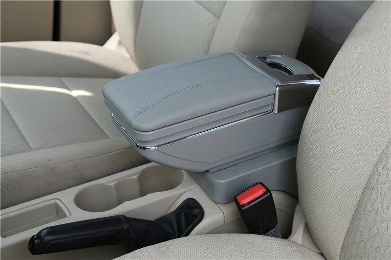 A style gray KIA picanto подлокотник коробка центральный магазин содержание коробка с подстаканником продукты интерьер автомобиля-Стайлинг аксессуар - Название цвета: A style gray