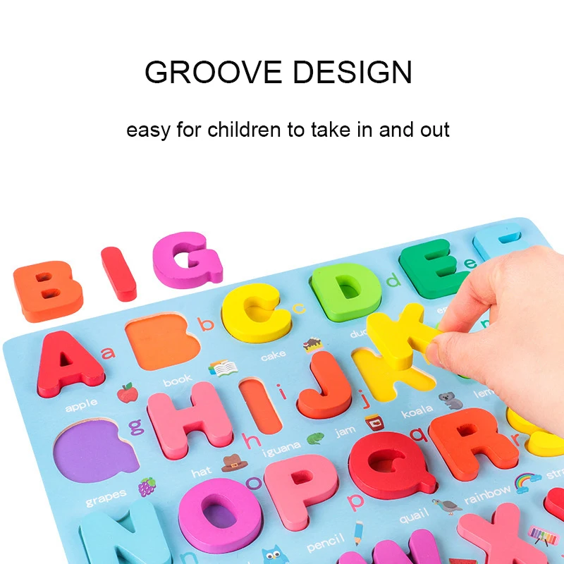 Новые деревянные головоломки Монтессори игрушки цифры геометрическая форма DIY