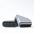 Головка метлы SCART 21P с тепловой и оболочкой, проводка сварочного типа, для тестирования аудио и видео интерфейса, деталь для соединения игр