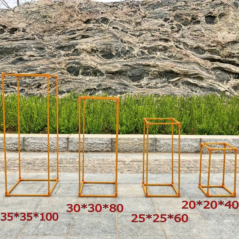 4 шт./компл. кованая железная подставка свадебные реквизиты искусственные цветы