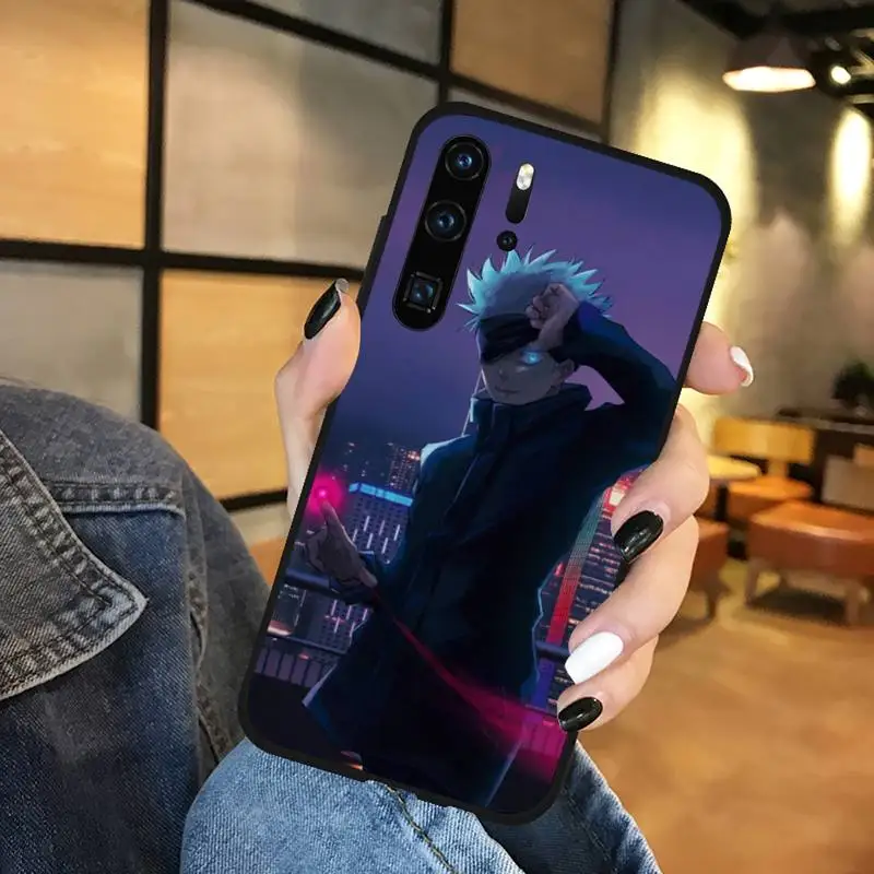 

anime Gojo Satoru Phone Case For Huawei honor Mate P 9 10 20 30 40 Pro 10i 7 8 a x Lite nova 5t