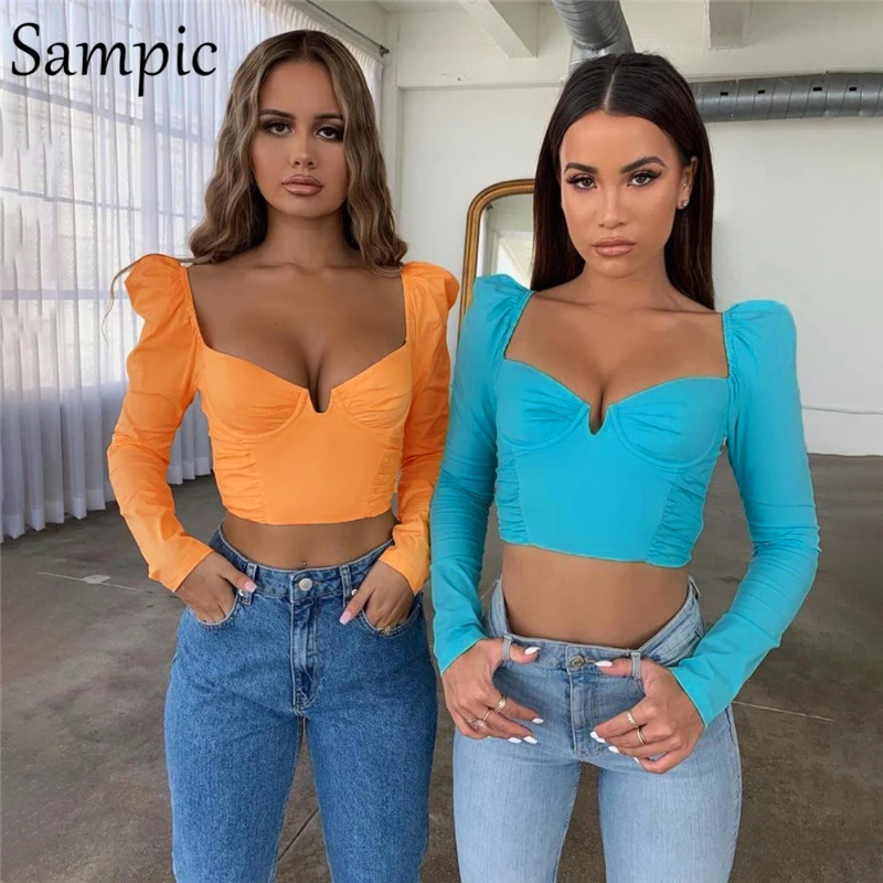 Sampic сексуальный топ на бретелях женский бюстье с открытой спиной праздничные