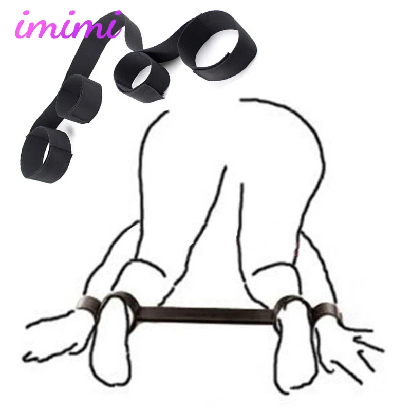 Эротическая секс-мебель наручники манжеты на лодыжку Связывание нейлоновые БДСМ