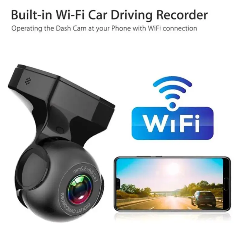 

1080 HD Mini Car DVR Camera Dash Cam WIFI G-sensor Night Vision Video Recorder