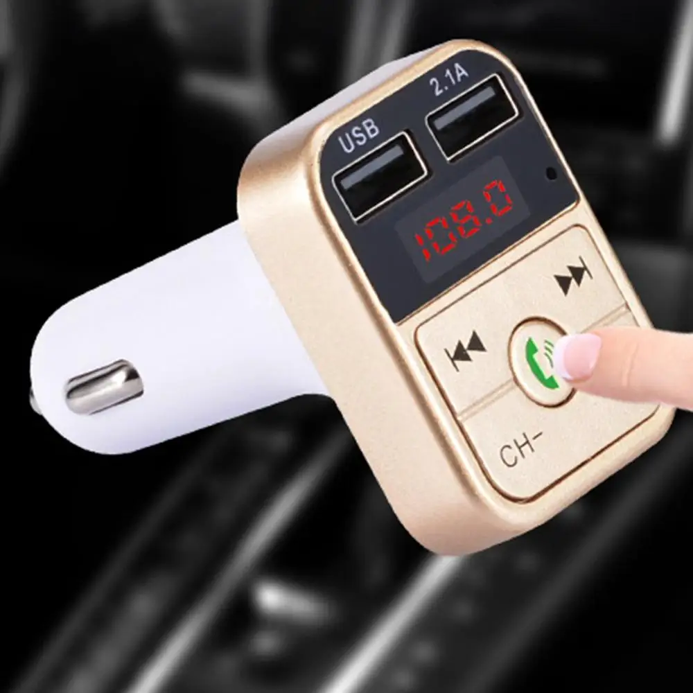 Handsfree Универсальный автомобильный аудио модулятор беспроводной Fm передатчик Lcd