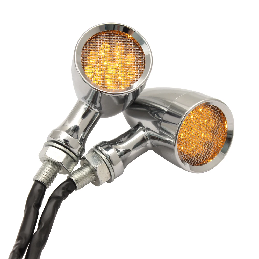 Мотоцикл 1 пара светодиодными стоп-сигналами металлический корпус шоры мигалки 10