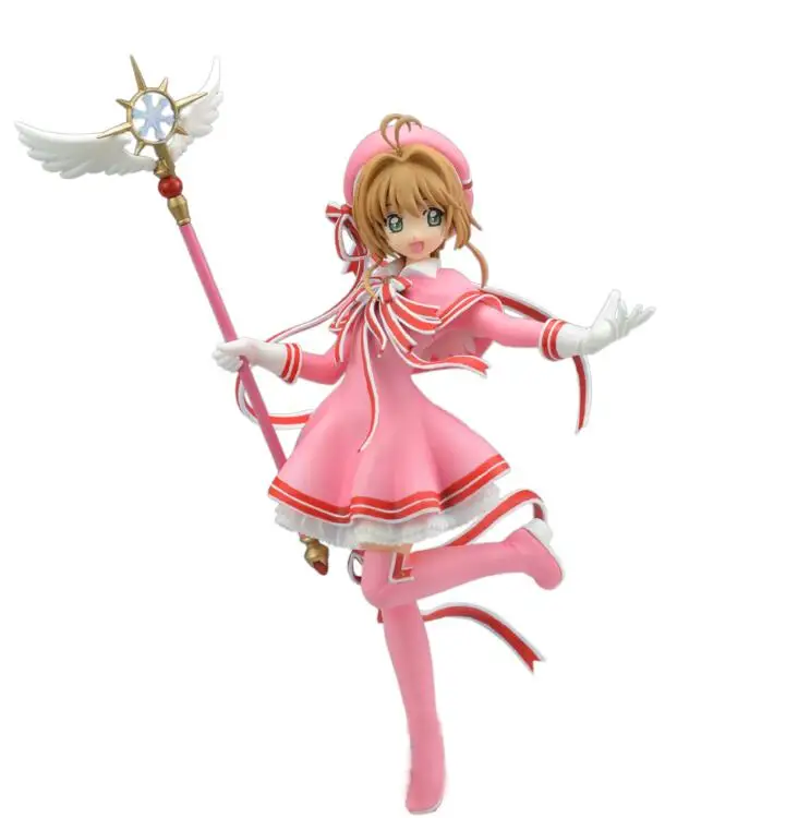 Японская оригинальная Аниме Фигурка KINOMOTO SAKURA Card Captor Sakura фигурка Коллекционная модель игрушки brinquedos Рождественский подарок