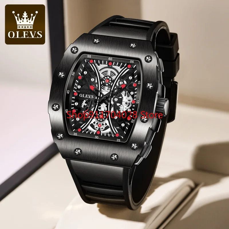 

OLEVS Mans Men's Quartz Replica Waterproof Luminous Sport Fashion Multifunction Watch Men Watches for Mens Wristwatch
