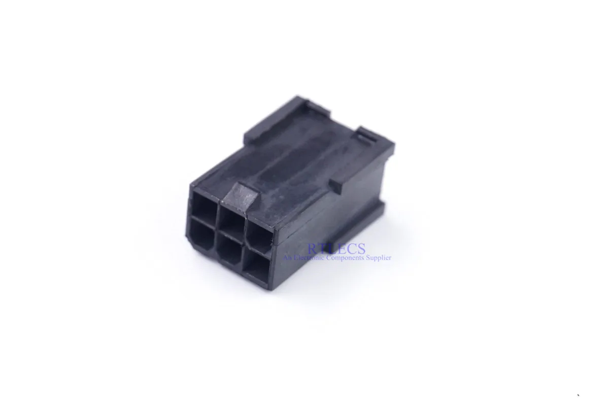 6P Female Housing 4,20 мм 6 8 6+ 2 Pin мужской женский корпус ПК Компьютерная видеокарта GPU PCI-E разъем питания шины PCIe розетка - Цвет: 6P Female Housing