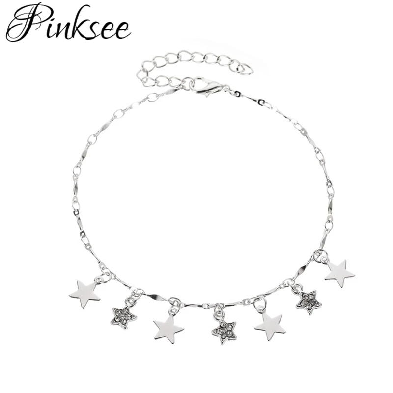 Pinksee/Новинка Простые Модные летние сандалии с подвеской в виде пентаграммы