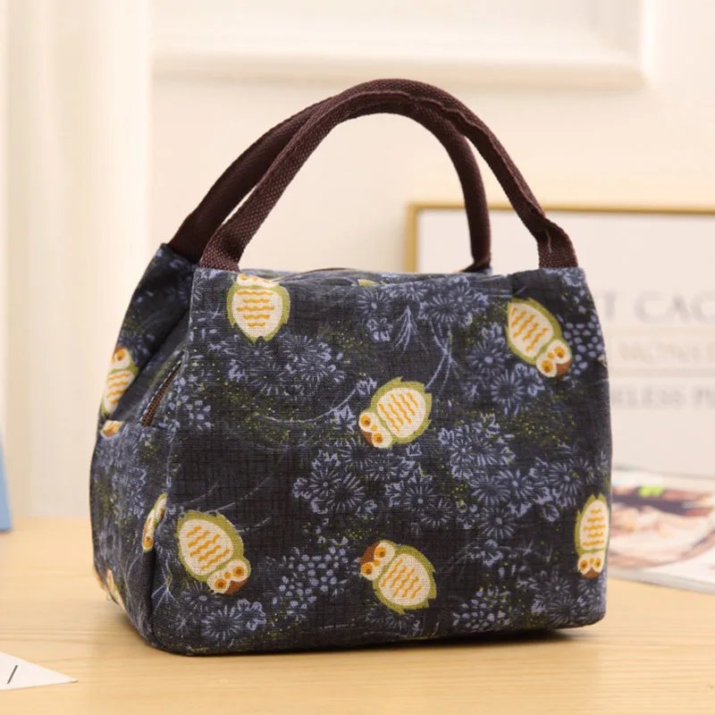 

Outdoor Thermal Lunch Bag Cartoon Printed Waterproof Lunch Box Bag for Camping Kids New