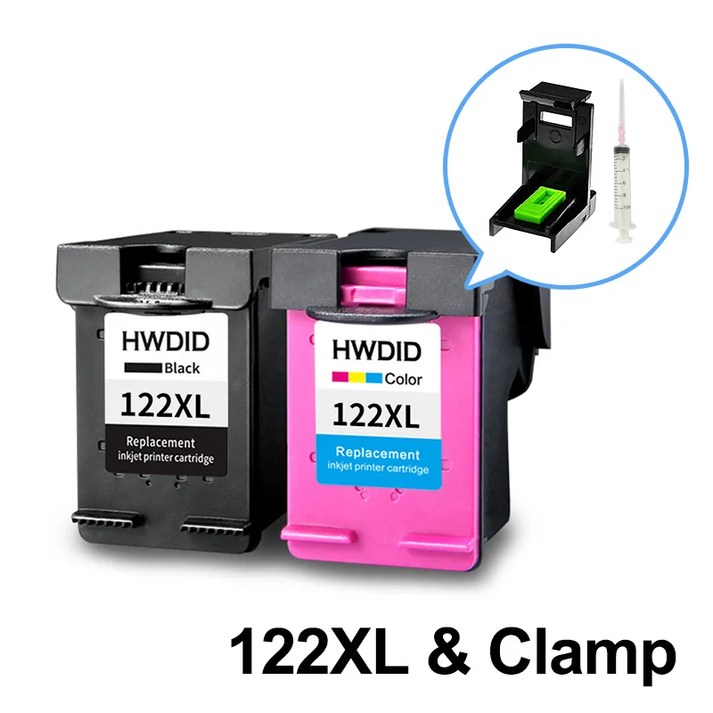 HWDID 122XL заправленный картридж Замена для HP 122 Deskjet 1000 1050 2000 2050s 3000 3050A 3052A 3054 1010 1510