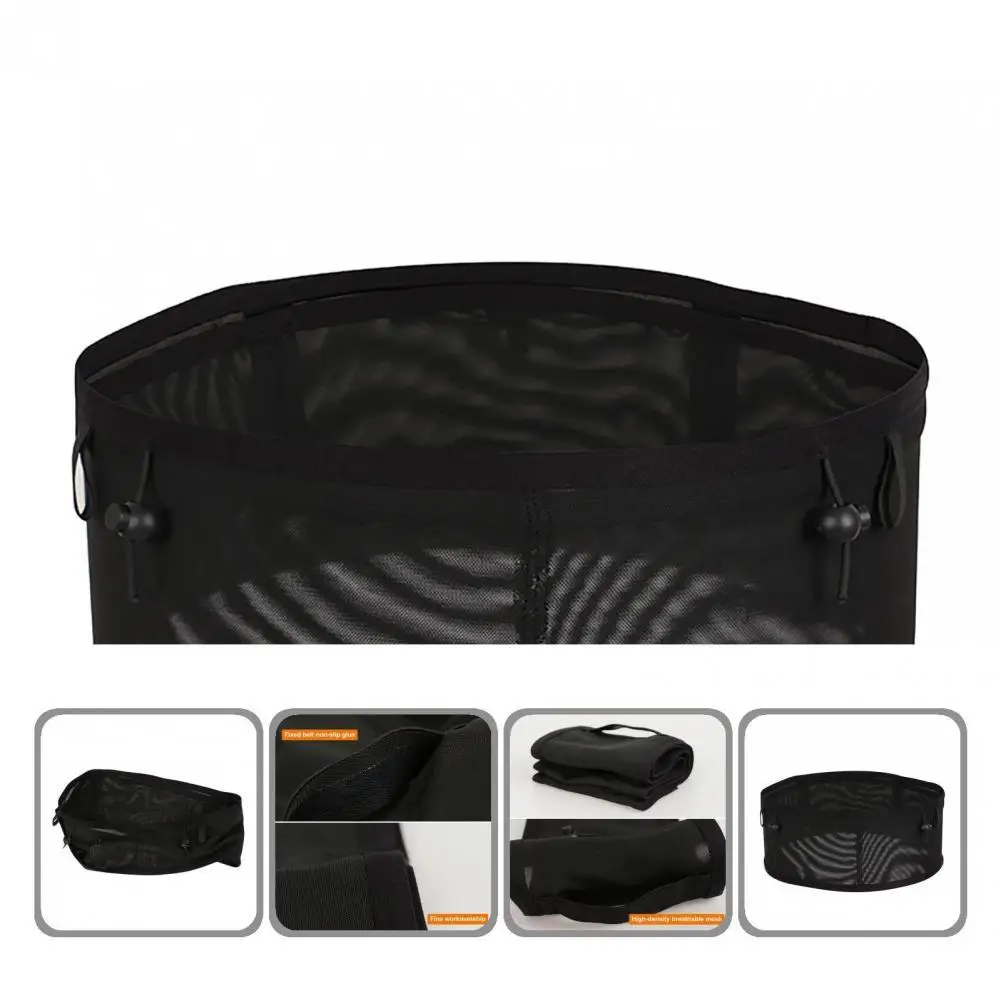 

Multifunctional Black Wear-resistant Waist Pack With Multi Pockets for Running