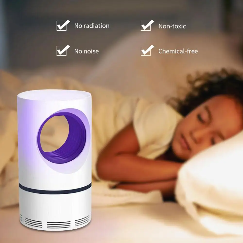 Низковольтный ультрафиолетовый светильник USB лампа убийца комаров бытовой