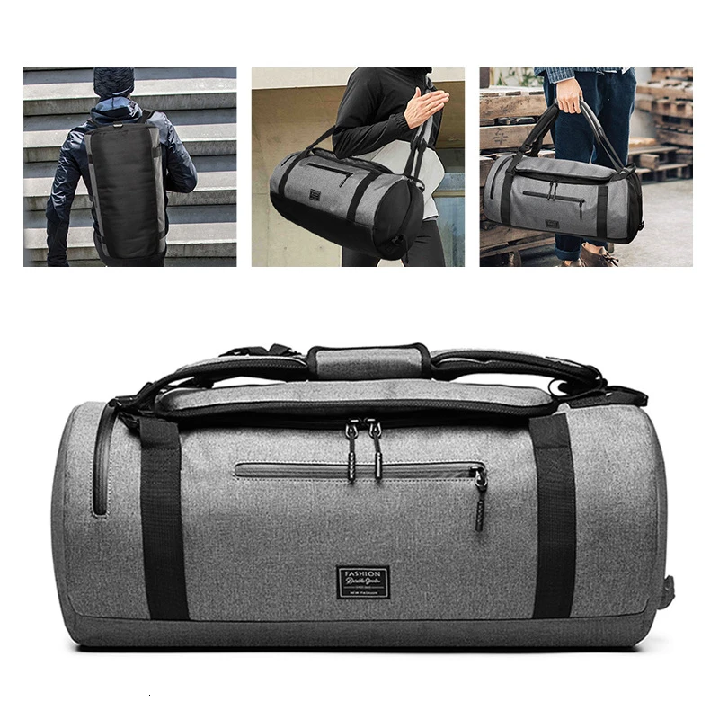 

22in Men Gym Bag Waterproof Fitness with Shoe Compartment Sports Bags for Training Workout Fitness Training Handbag