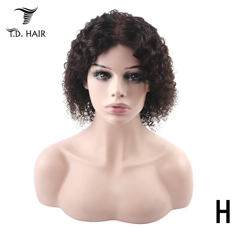 TD высокое соотношение короткий боб парики 3 5x4 швейцарские кружева Remy