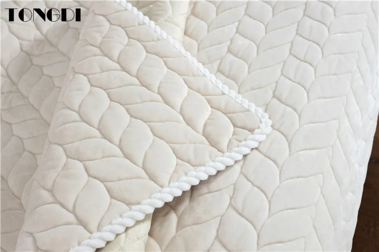 СОВРЕМЕННЫЙ ТОЛСТЫЙ Роскошный чехол для дивана Tongdi кружевное покрытие