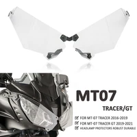 motorcycle headlamp protectors headlight guard protector cover for yamaha mt 07 tracer gt 2016 2019 2018 2017 tracer 700 gt