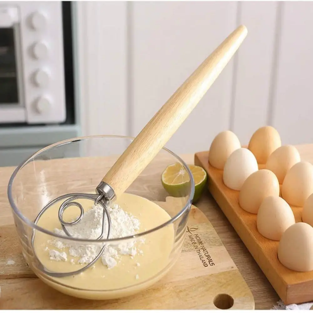 Портативный Ручной смеситель для муки из нержавеющей стали с защитой от