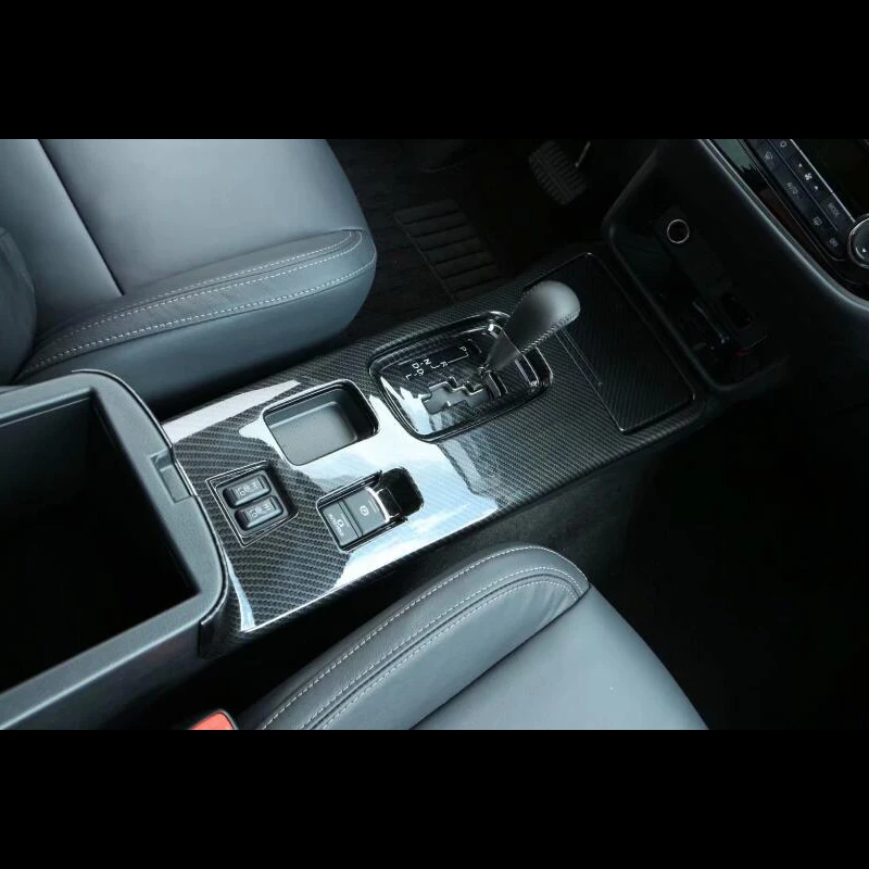 Для Mitsubishi Outlander 2 шт. ABS Хромированная ручка переключения рулевого механизма автомобиля Панель рамка крышка Накладка отделка автомобиля Стайлинг Аксессуары