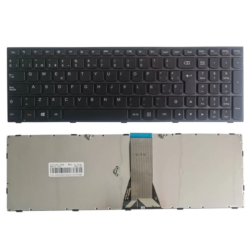 Новая испанская клавиатура для ноутбука LENOVO G50 70 45 B50 70AT 30 Z50 75 SP Клавиатура
