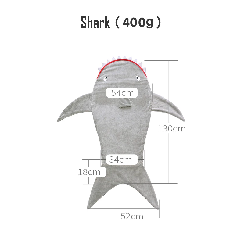

Kids Sleeping Bags Cartoon Shark Crocodile Blanket for Anti-kick Super Soft Sleeping Flannel Blankets Child Boys Sleeping Bags