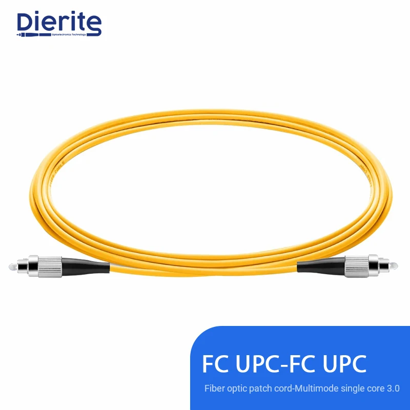 Singlemode FC UPC-FC UPC Fiber Optic Patch Cable SM 3.0mm 9/125um FTTH Fiber Patch Cord Optical Fiber Jumper 1m 3m 5m 10m 20m