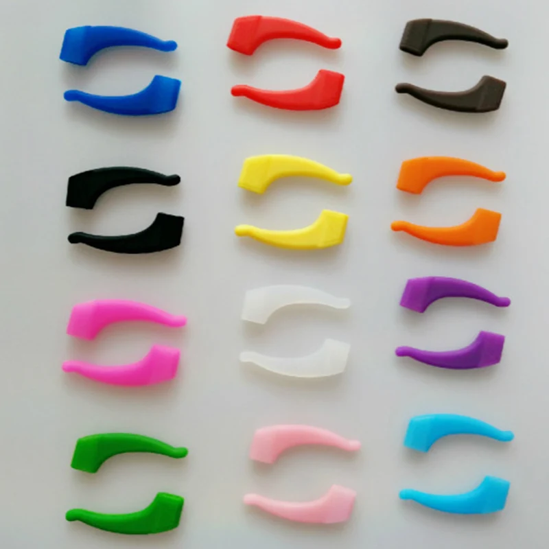 Новинка 3 пары мягкие силиконовые Нескользящие ушные крючки для очков