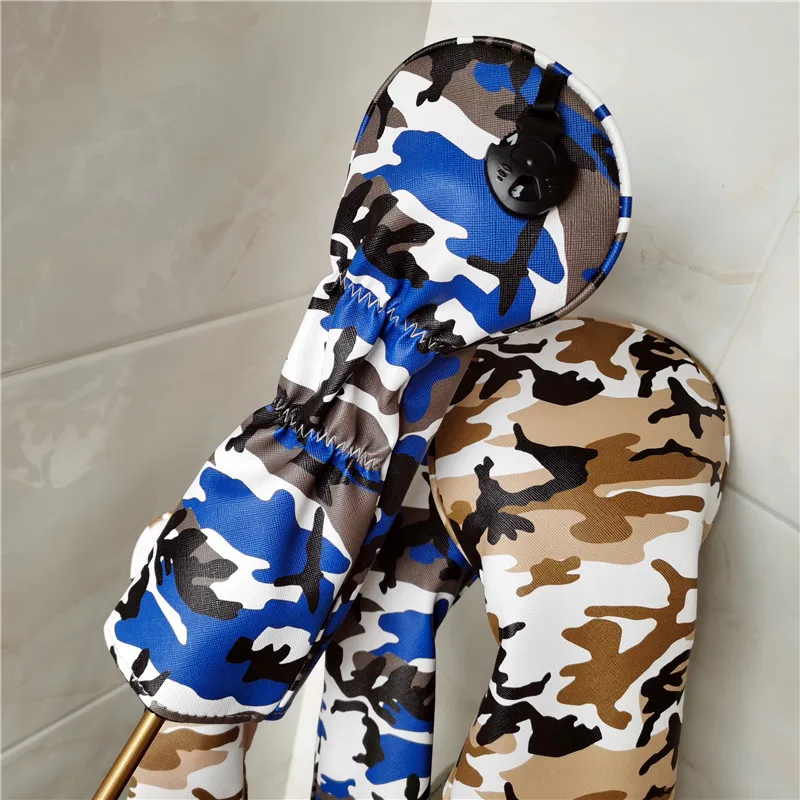 Новинка камуфляжная накладка на голову для водителя гольфа лесопардовые