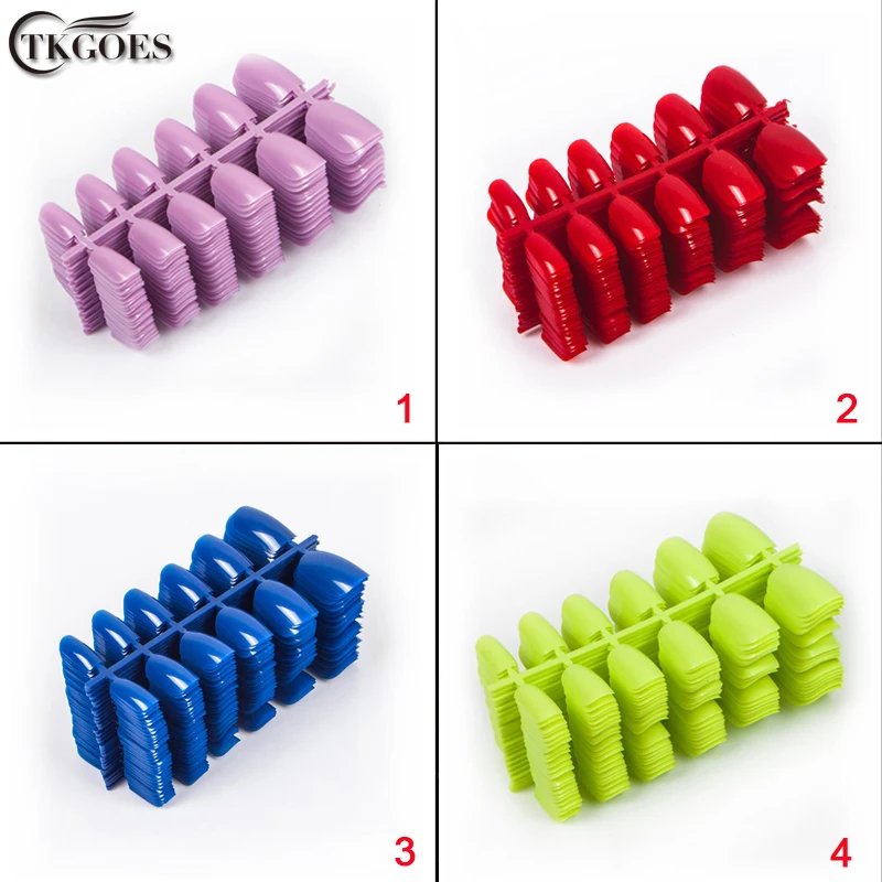 Искусственные ногти с полным покрытием 10 размеров 20 цветов на выбор|nail art tips|false