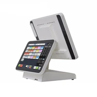 15 dual screen point of sales pos system for retailers commercial pos terminal with pure screen pos machine