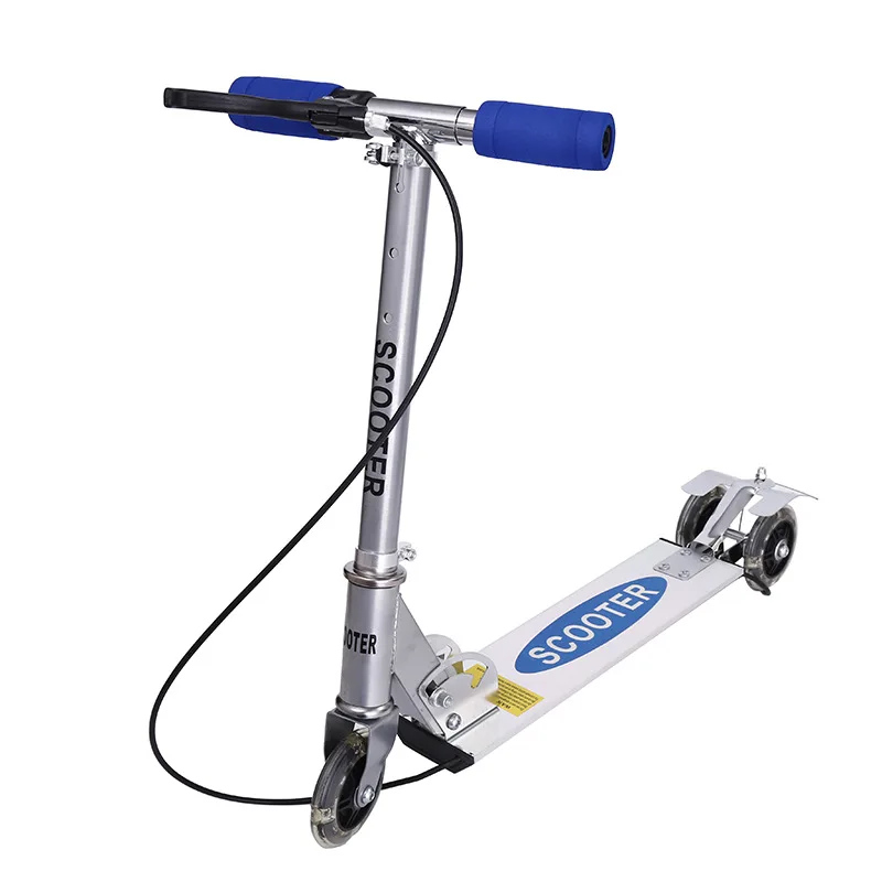 Самокат 3 колеса складной алюминиевый сплав самокат для детей регулируемая