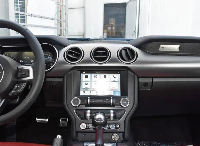 Android 9,0 Автомобильный gps навигатор мультимедиа Автомагнитола для Ford Mustang- стерео автомобильный dvd-плеер головное записывающее устройство