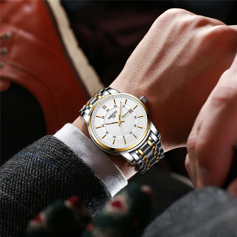 

New Sale NIBOSI Watches Men Quartz Top Brand Analog Military Male Watches Men Sports Army Watch Waterproof Relogio Masculino