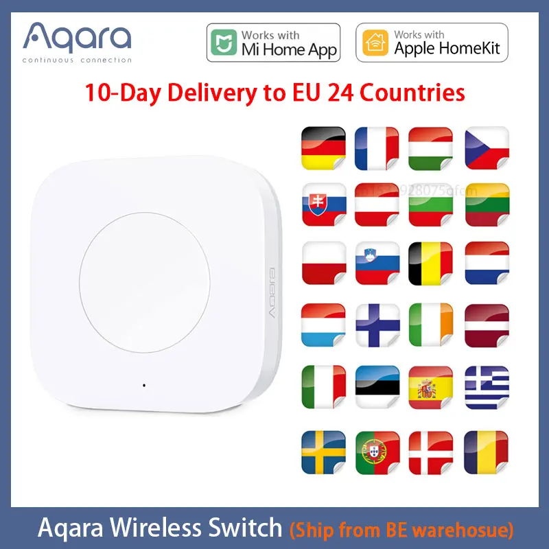 Датчик Xiaomi Aqara умный беспроводной переключатель Zigbee соединение с помощью одной