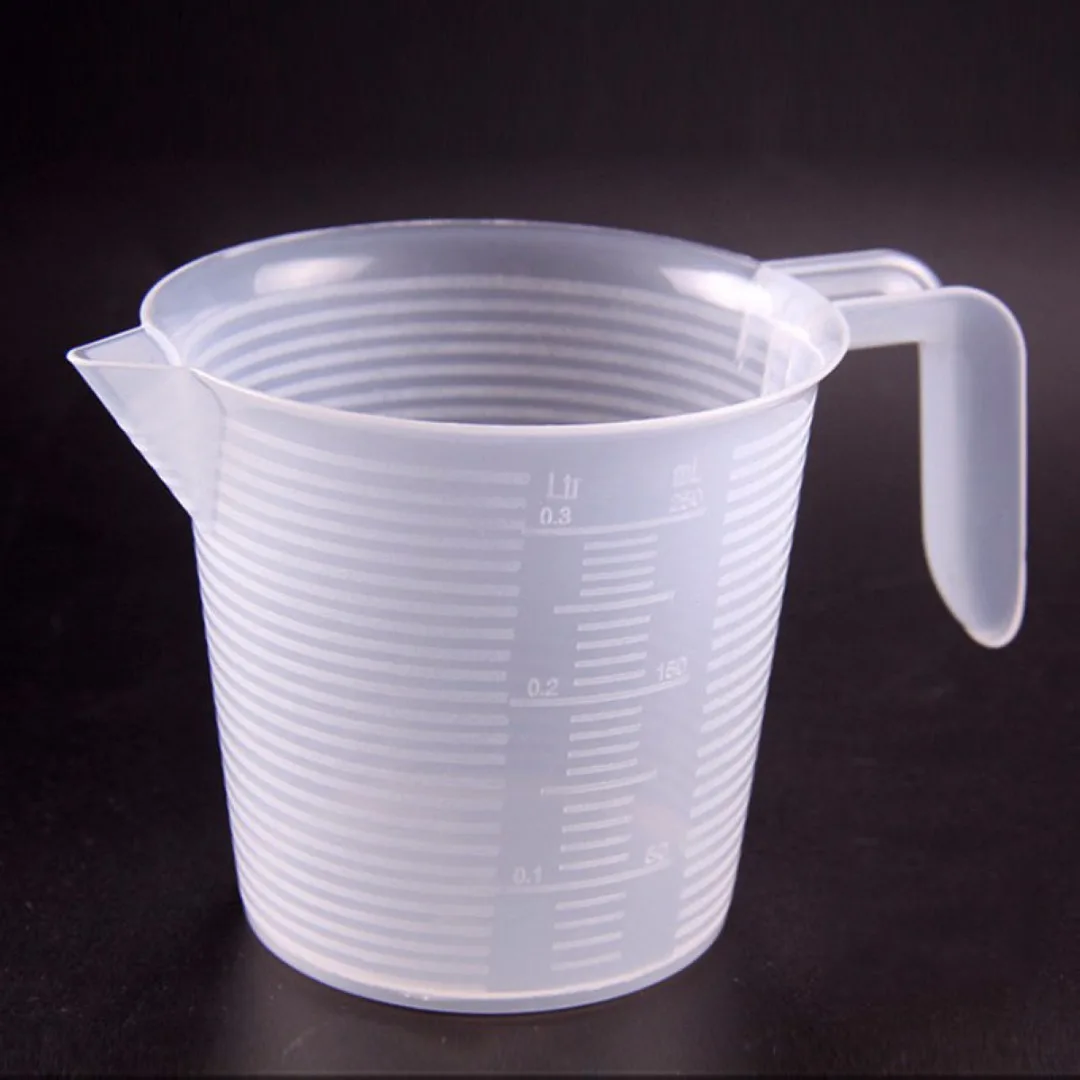 Пластиковая жидкая мерная чашка кувшин градуированная поверхность кухонная