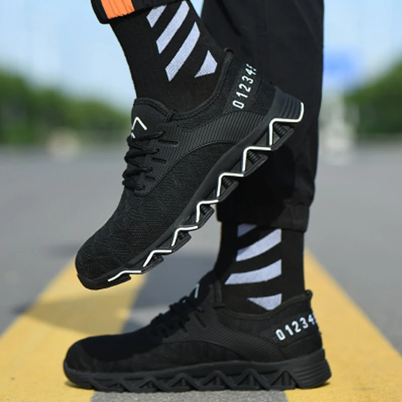 Новый дизайн Рабочая защитная обувь ботинки для мужчин со стальным носком