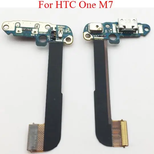 One M7 Micro USB зарядный порт док-станция разъем гибкий кабель лента для htc One Dual Sim 802t 802d 802 w/One M7 801e - Цвет: One M7