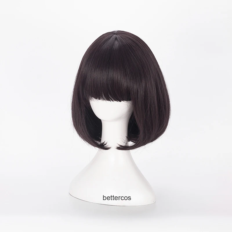 Парик для косплея Акико йосано Боб из бродячие псы термостойкий синтетический с