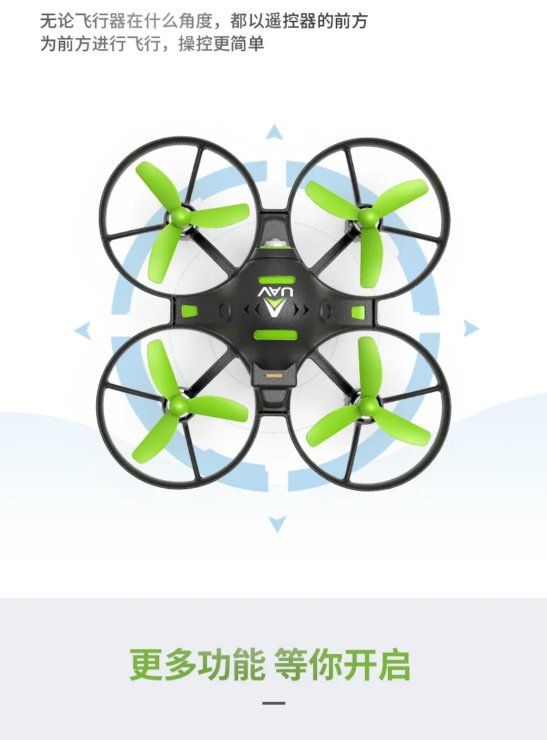 Мини Дрон RC Вертолет Дистанционное управление Квадрокоптер 2 4 г гиродроны с