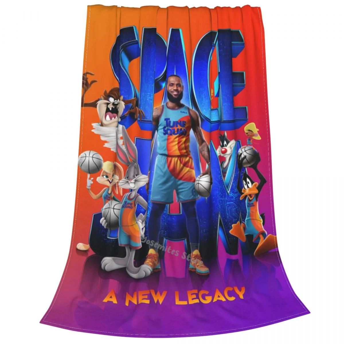 Космический Джем. Плед одеяло шерпа постельное белье мягкое | Дом и сад