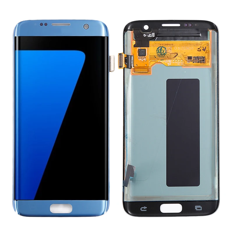 Оригинальный ЖК дисплей Amoled G935 для Samsung S7 Edge с рамкой сенсорный экран дигитайзер в