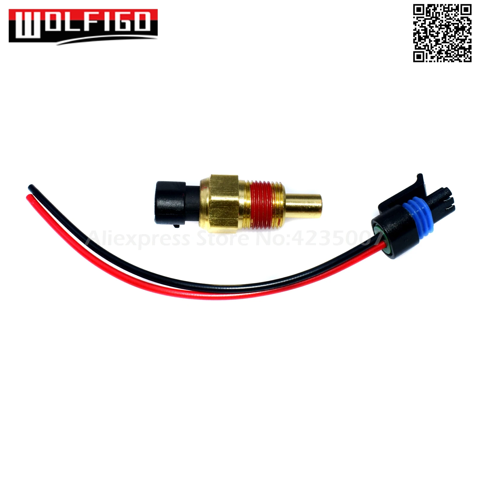 WOLFIGO Fit GMC Buick Lucerne Cadillac Jeep Chevrolet хладагент датчик температуры W/косичка 8121463120,88987993, 12146312,15326386