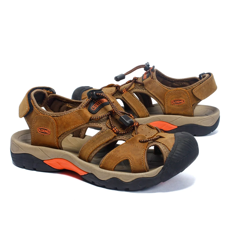 Tantu Summer Outdoor Sandals Quick-drying Sport Beach Sandals for Men Lightweight Hiking Sandals Non-slip Men's Sandals