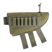 tactical rifle cheek rest butt cartridge military equipment survival hunting goods cartridge pouch for hunting magazine holster